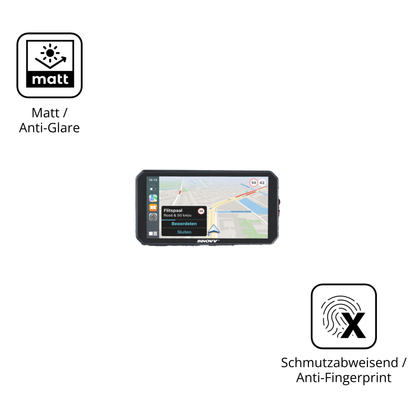 Dünne und entspiegelnde Folie passend zugeschnitten für Innovv N1 Pro 5.99 Zoll