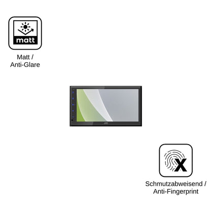 2x Screen Protector for JVC KW-M593BT Protection Anti Glare dipos