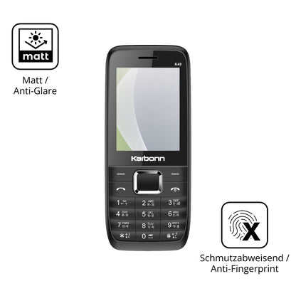 Dünne und entspiegelnde Folie passend zugeschnitten für Karbonn K49