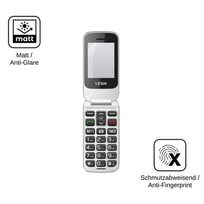 4x Screen Protector for LESIA F1 Protection Anti Glare dipos