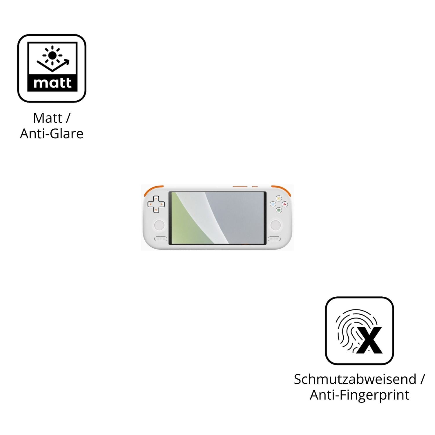 Dünne und entspiegelnde Folie passend zugeschnitten für Mangmi Air X 5.5 Zoll