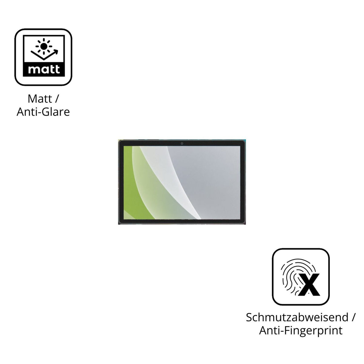 Dünne und entspiegelnde Folie passend zugeschnitten für MAXLEGEN U10