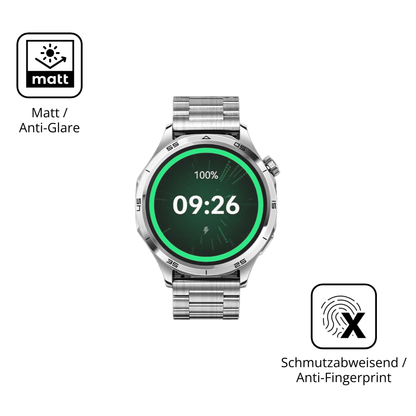 Dünne und entspiegelnde Folie passend zugeschnitten für Mibro GT (46mm)