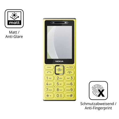 Dünne und entspiegelnde Folie passend zugeschnitten für Nokia 200 4G