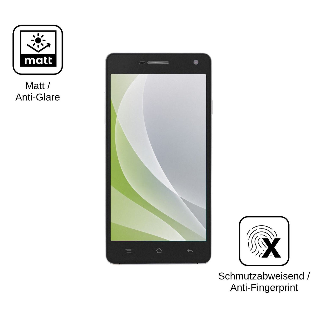 4x Screen Protector for Nomi i501 Style Protection Anti Glare dipos