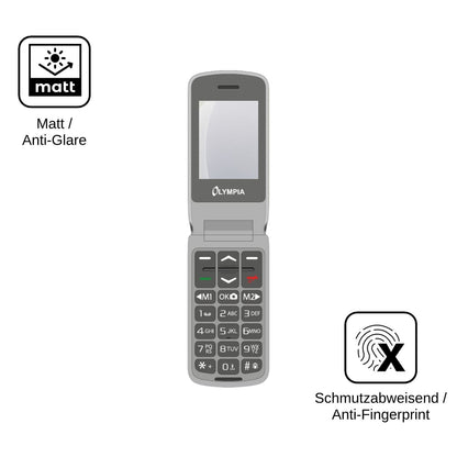 4x Screen Protector for Olympia Style Duo 4G Protection Anti Glare dipos