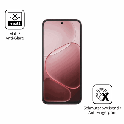 D�nne und entspiegelnde Folie passend zugeschnitten f�r Oppo A6