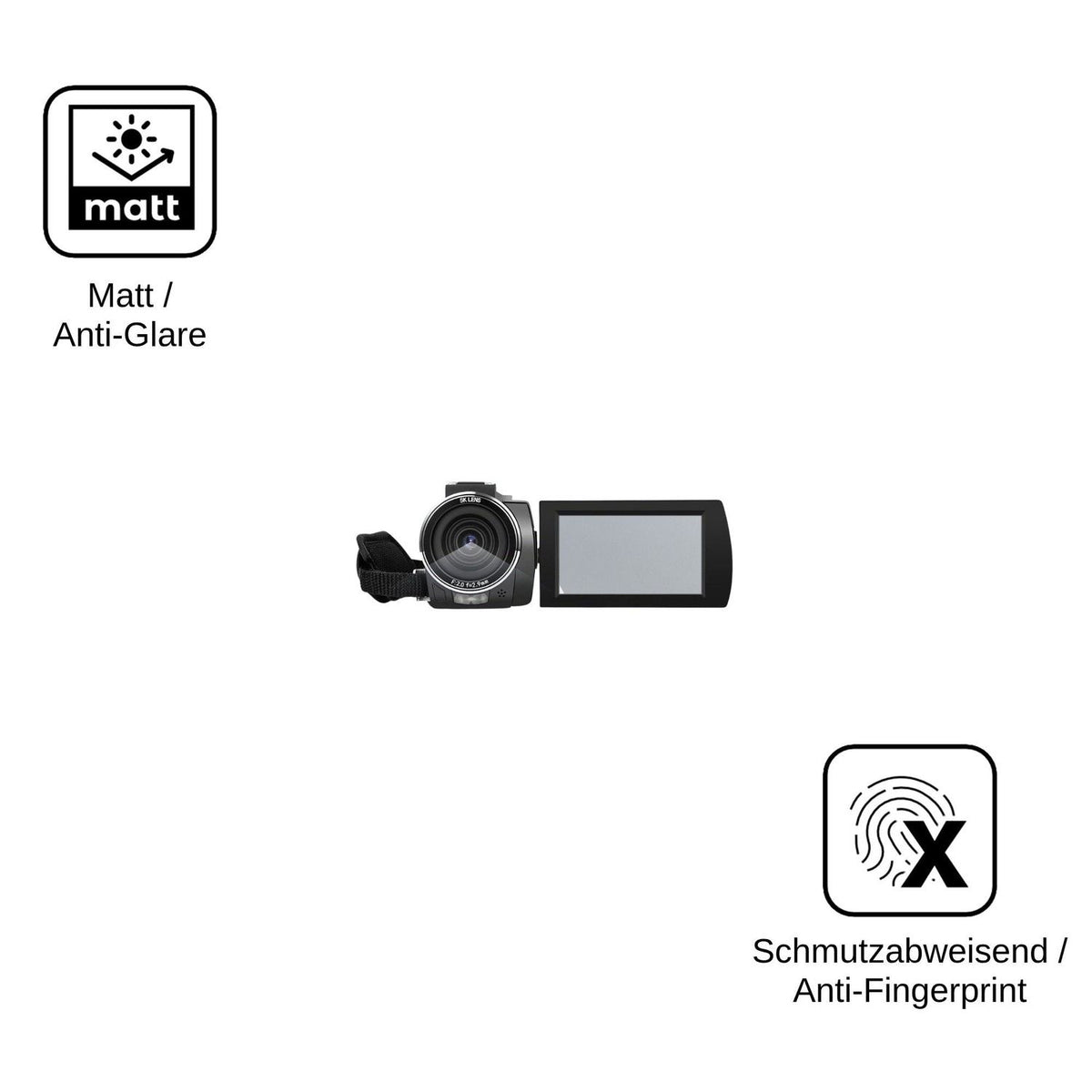 4x Screen Protector for ORDRO AE20 Protection Anti Glare dipos