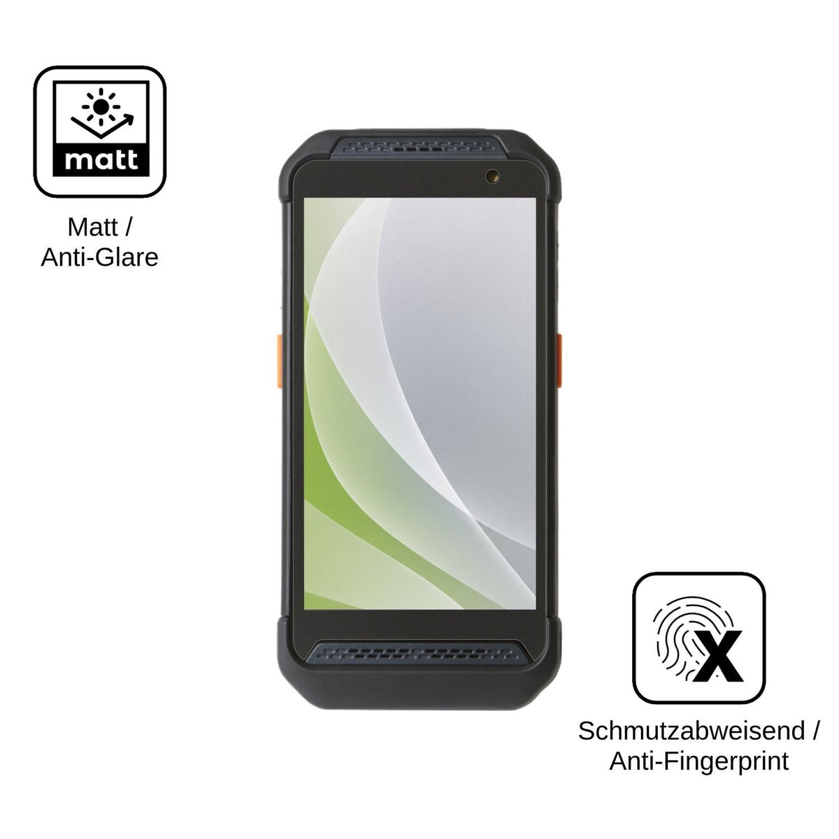4x Screen Protector for Point Mobile PM86 Protection Anti Glare dipos