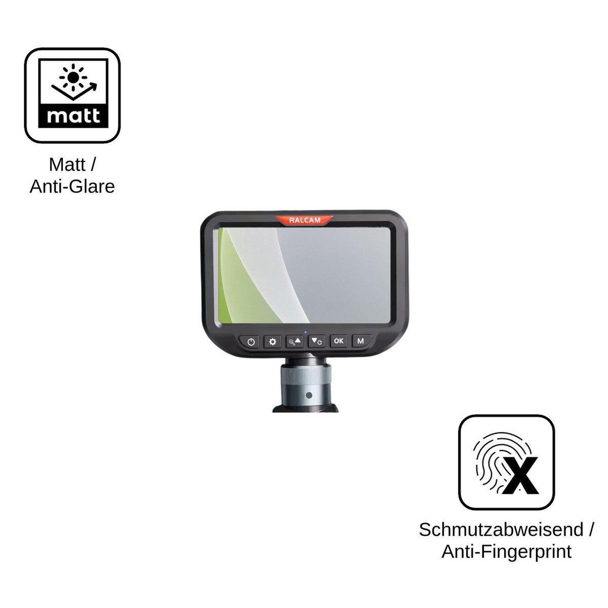 4x Screen Protector for Ralcam Endoscope Camera 5 Protection Anti Glare dipos