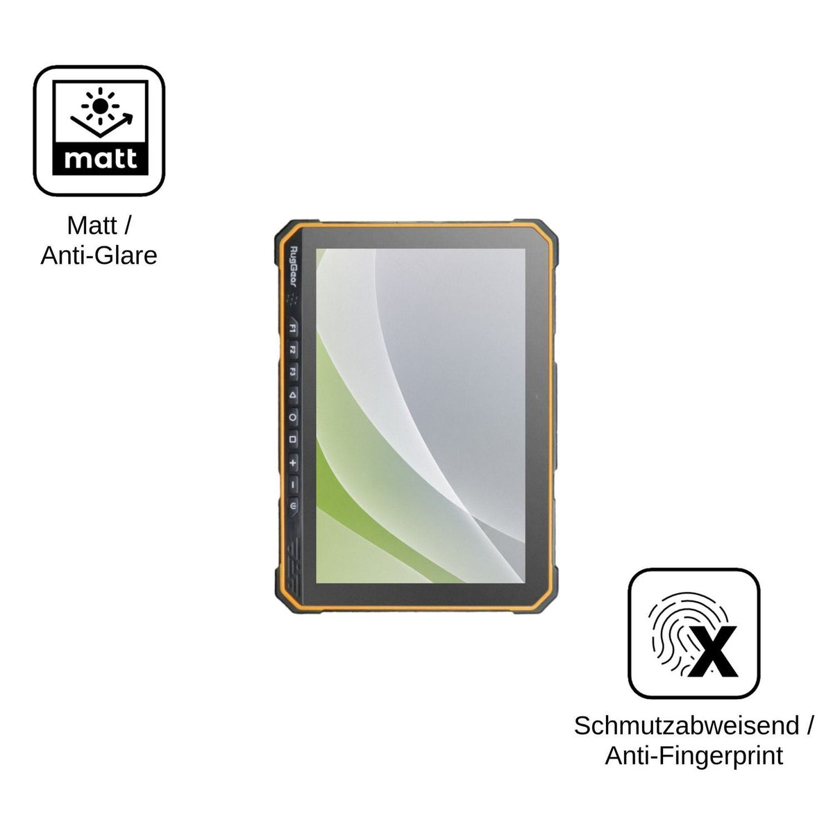 2x Screen Protector for RugGear RG935 Protection Anti Glare dipos