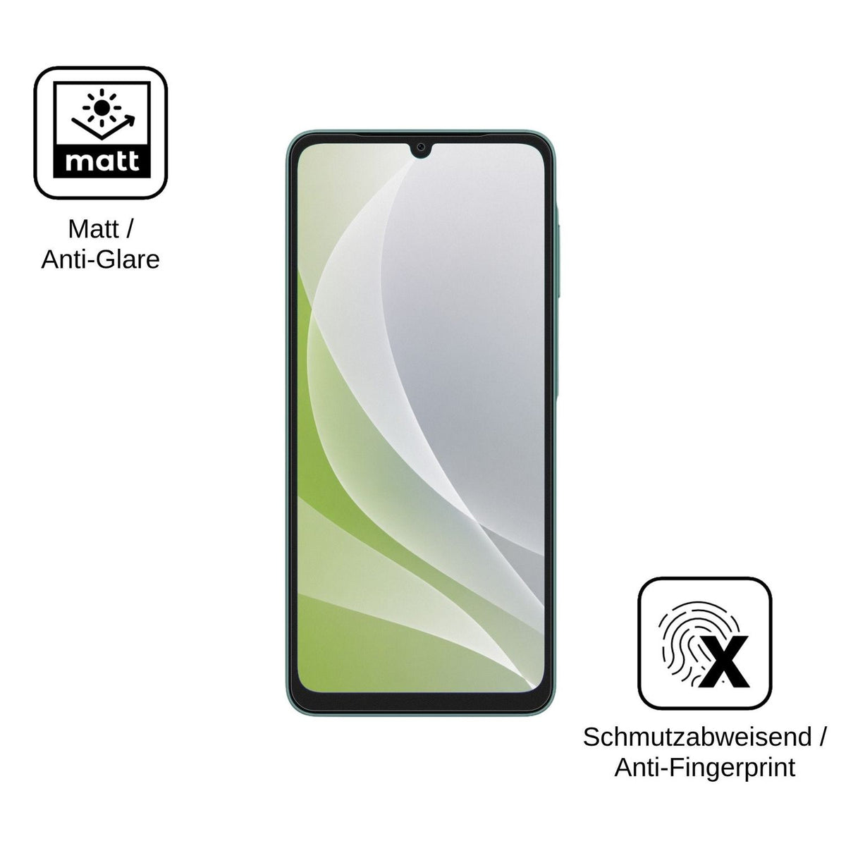 4x Screen Protector for Samsung Galaxy A08 Protection Anti Glare dipos