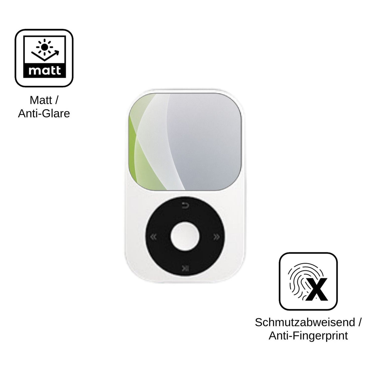 4x Screen Protector for Shanling Q II Protection Anti Glare dipos