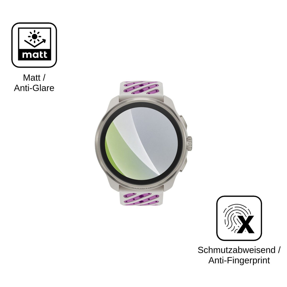 6x Screen Protector for Suunto Race 3S Protection Anti Glare dipos
