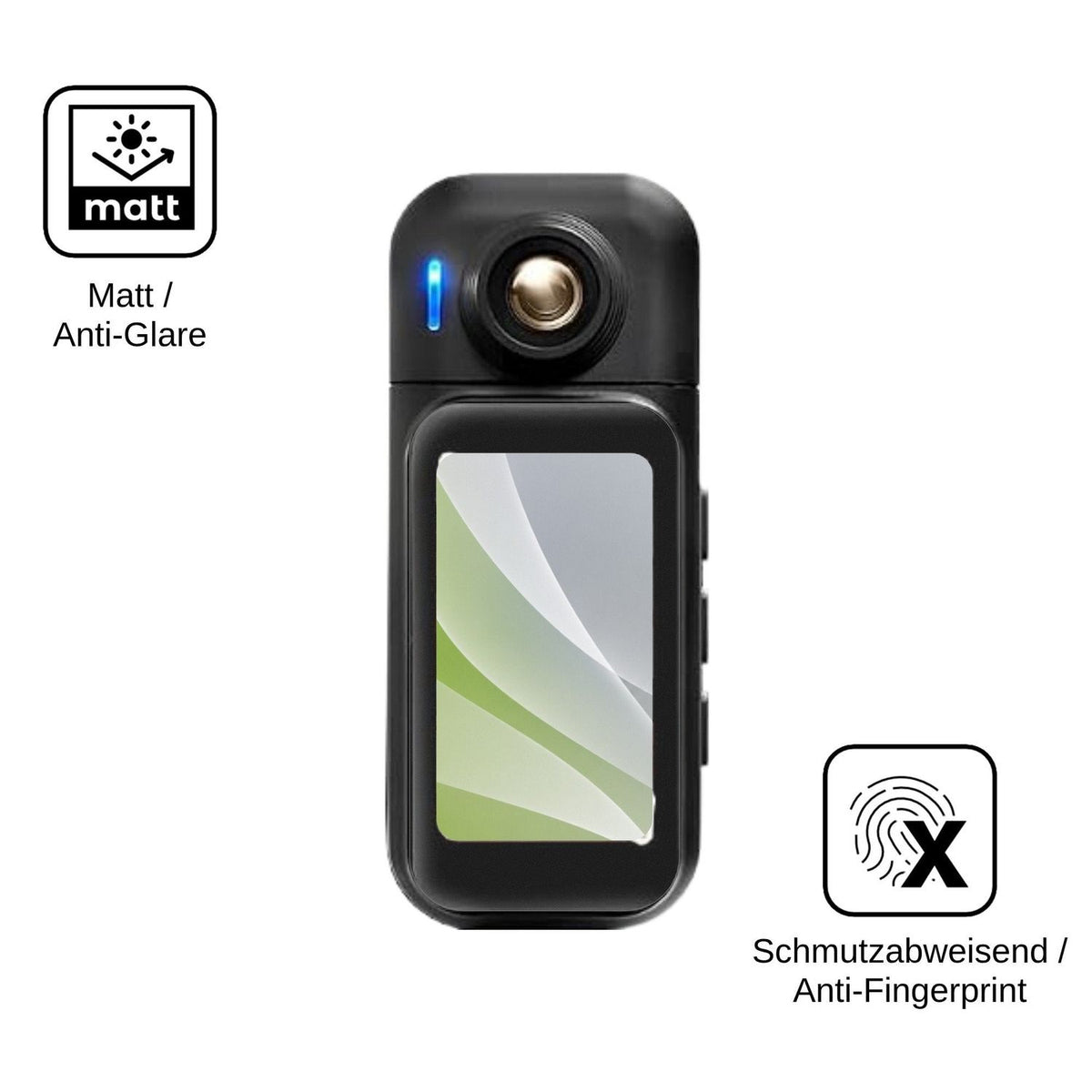 4x Screen Protector for Tiantianle H91 Action Cam Protection Anti Glare dipos