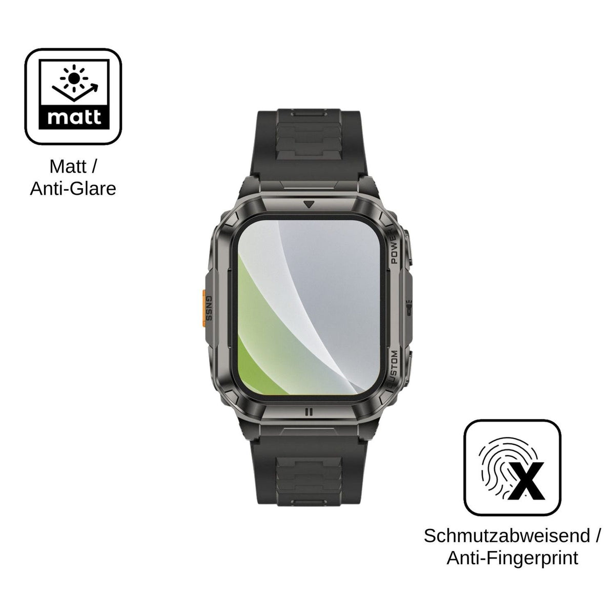 6x Screen Protector for Ulefone Armor Watch Ultra Protection Anti Glare dipos