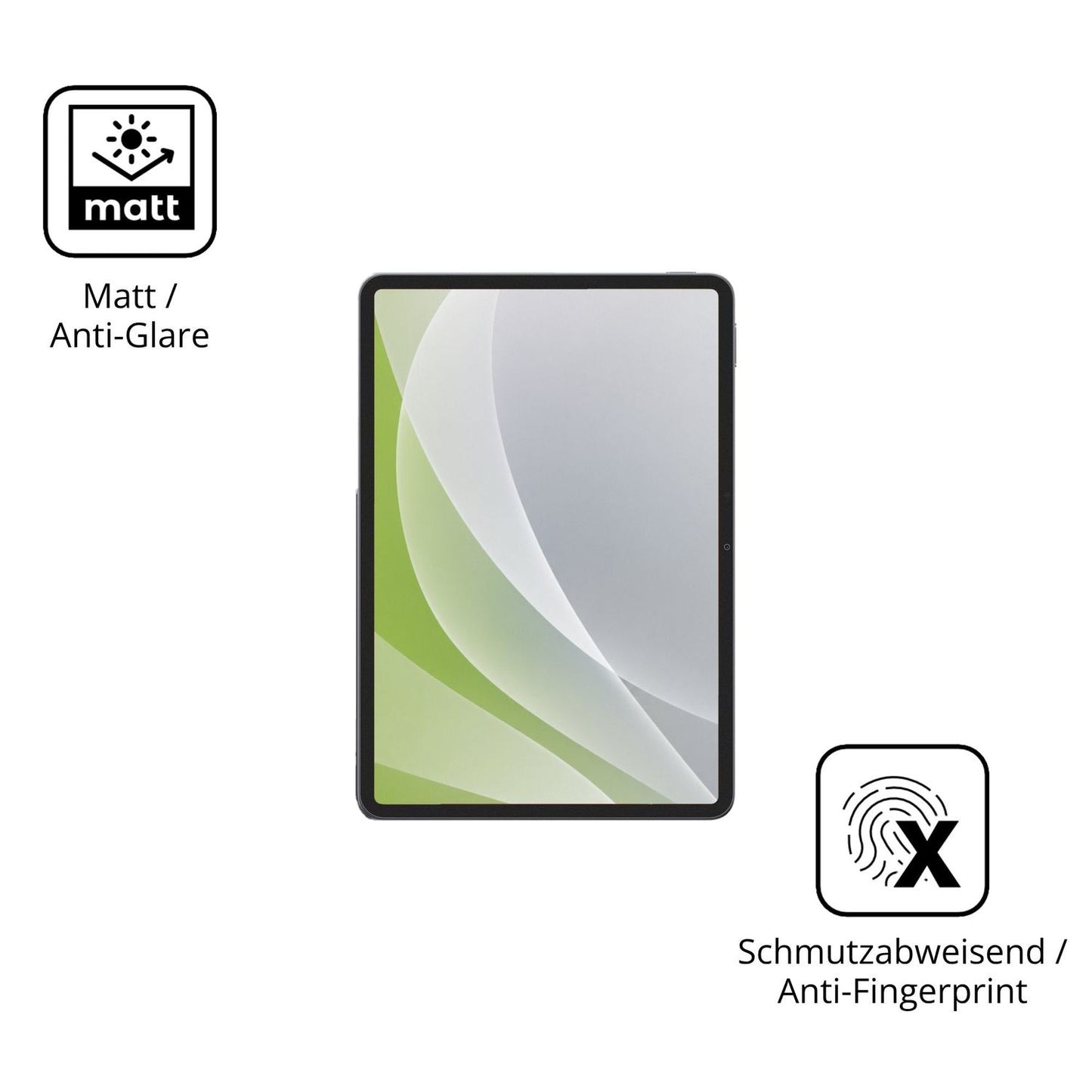 Dünne und entspiegelnde Folie passend zugeschnitten für Xiaomi Pad 8 Pro