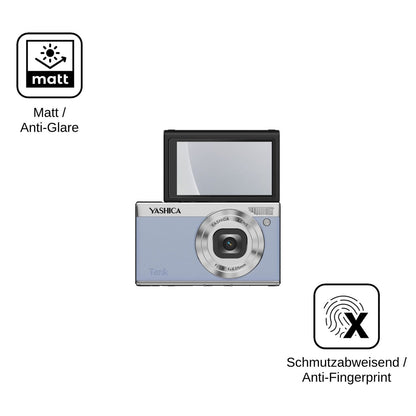 4x Screen Protector for Yashica Tank Compact Protection Anti Glare dipos