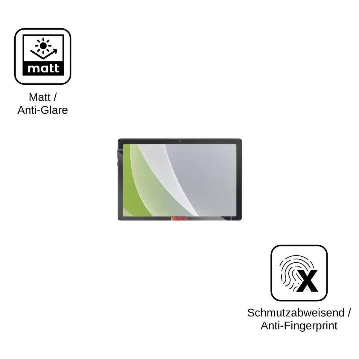 2x Screen Protector for Yicty Android 14 Tablet 10,1 Inch Protection Anti Glare dipos