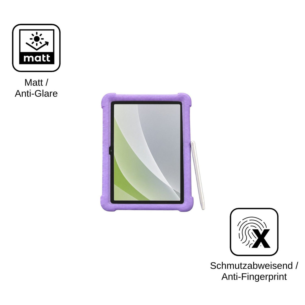 2x Screen Protector for ZONKO Kinder Tablet 10 Protection Anti Glare dipos