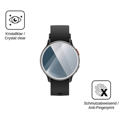 2x Screen Protector for aeac 1.27 Smartwatch Flexible Glass 9H dipos