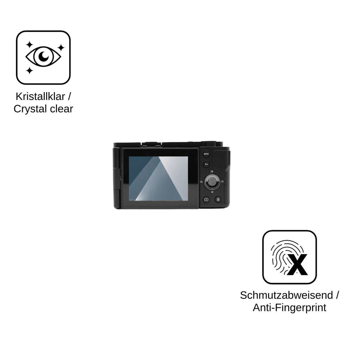 2x Screen Protector for AgfaPhoto Realishot C130 Flexible Glass 9H dipos