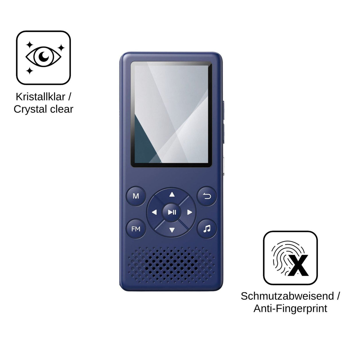 2x Screen Protector for AGPTEK M5X Flexible Glass 9H dipos