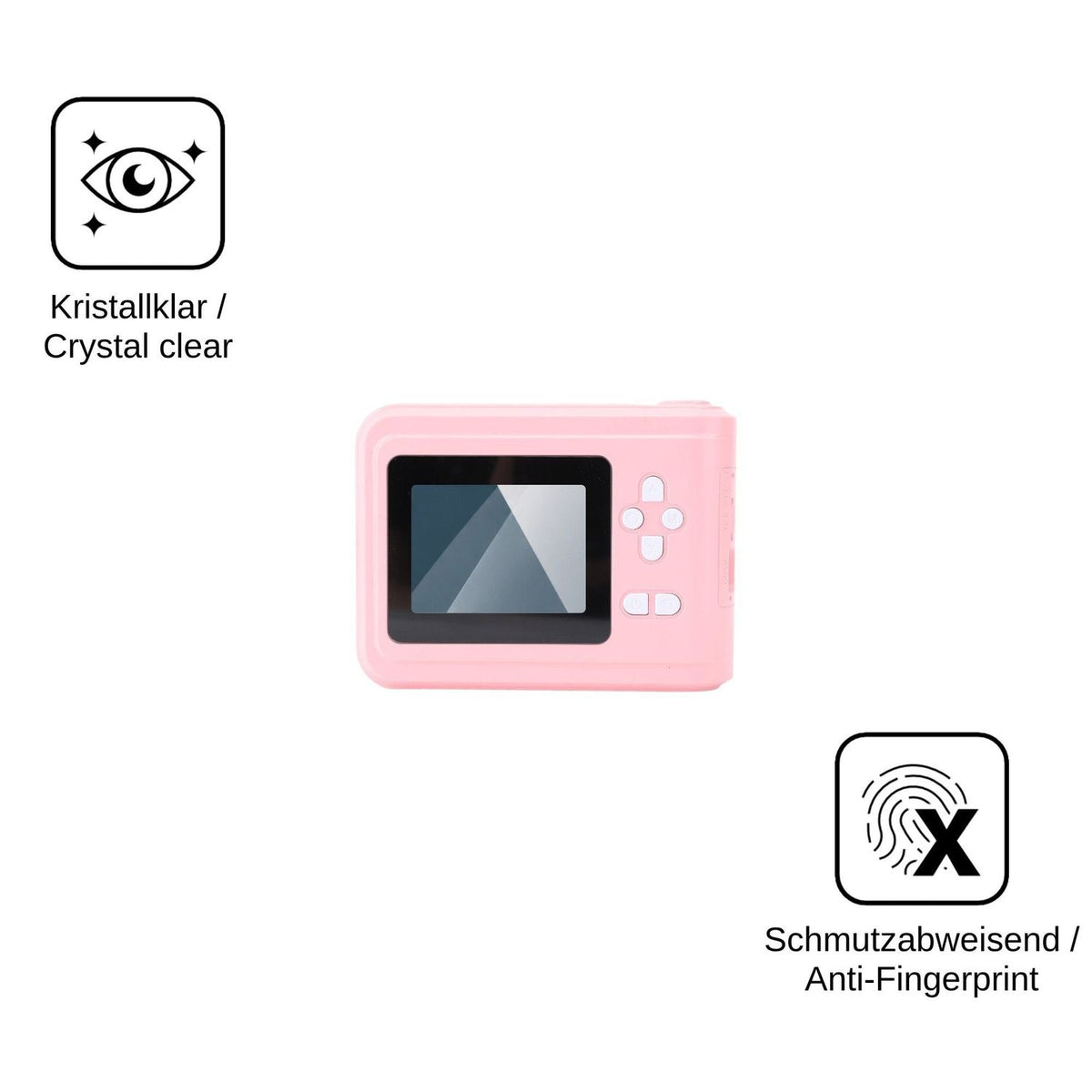 2x Screen Protector for Akozon Compact HD Flexible Glass 9H dipos