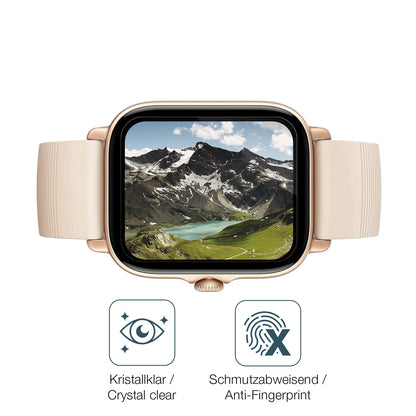 Flexible TPU-Folie passend zugeschnitten für Amazfit GTS 3, vollständige Abdeckung