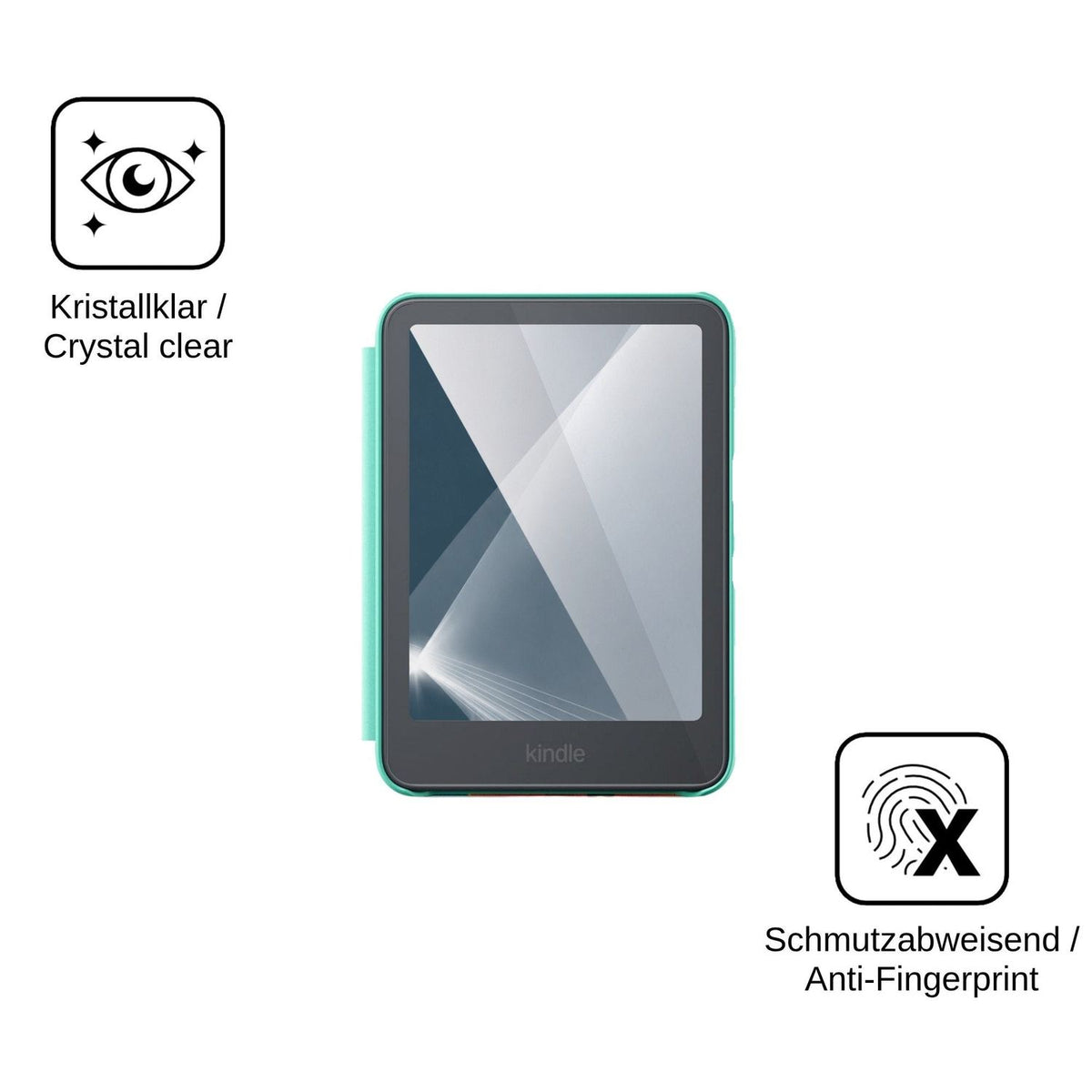 2x Screen Protector for Amazon Kindle Colorsoft Kids 2026 Flexible Glass 9H dipos