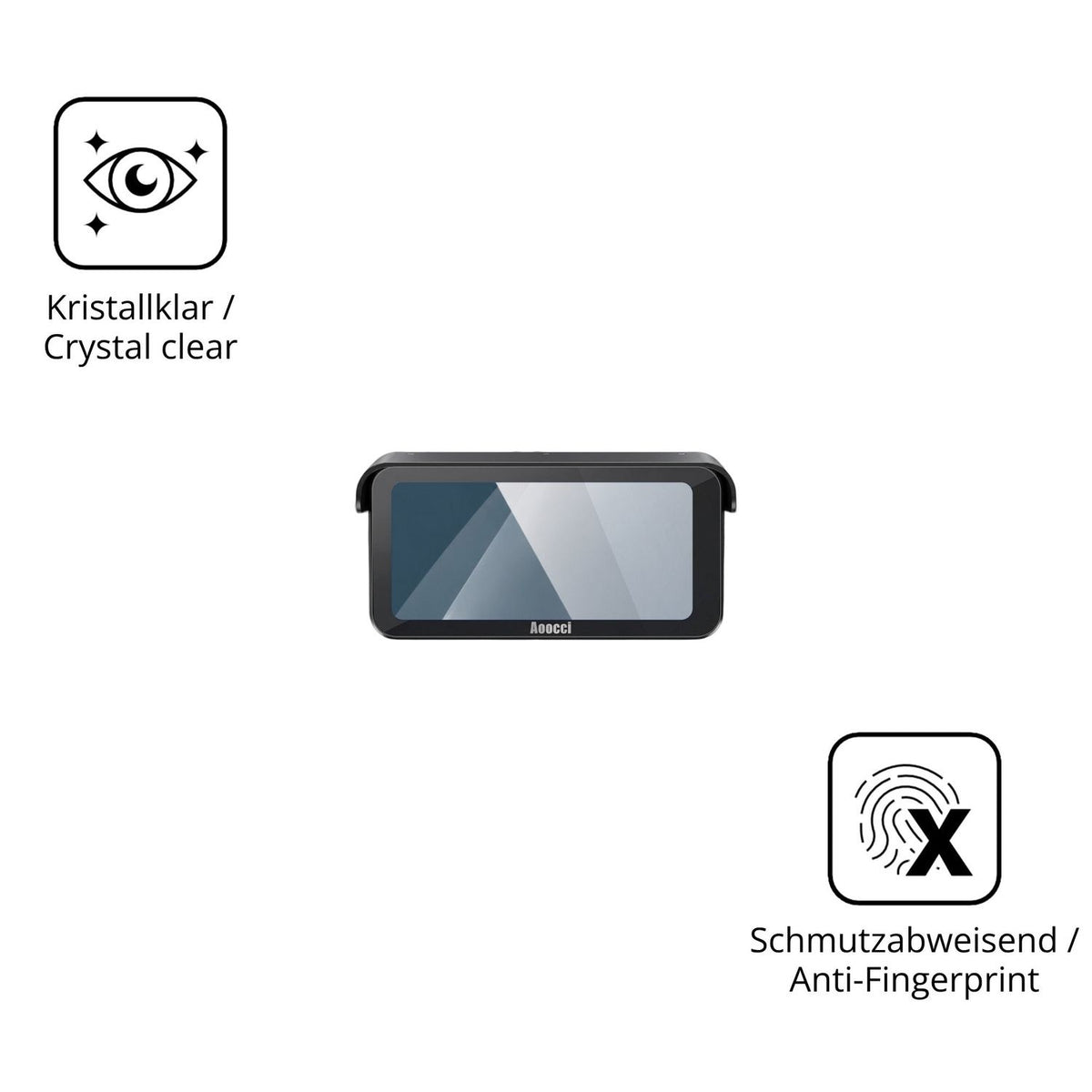 Flexible TPU-Folie passend zugeschnitten für Aoocci C6 Pro, vollständige Abdeckung