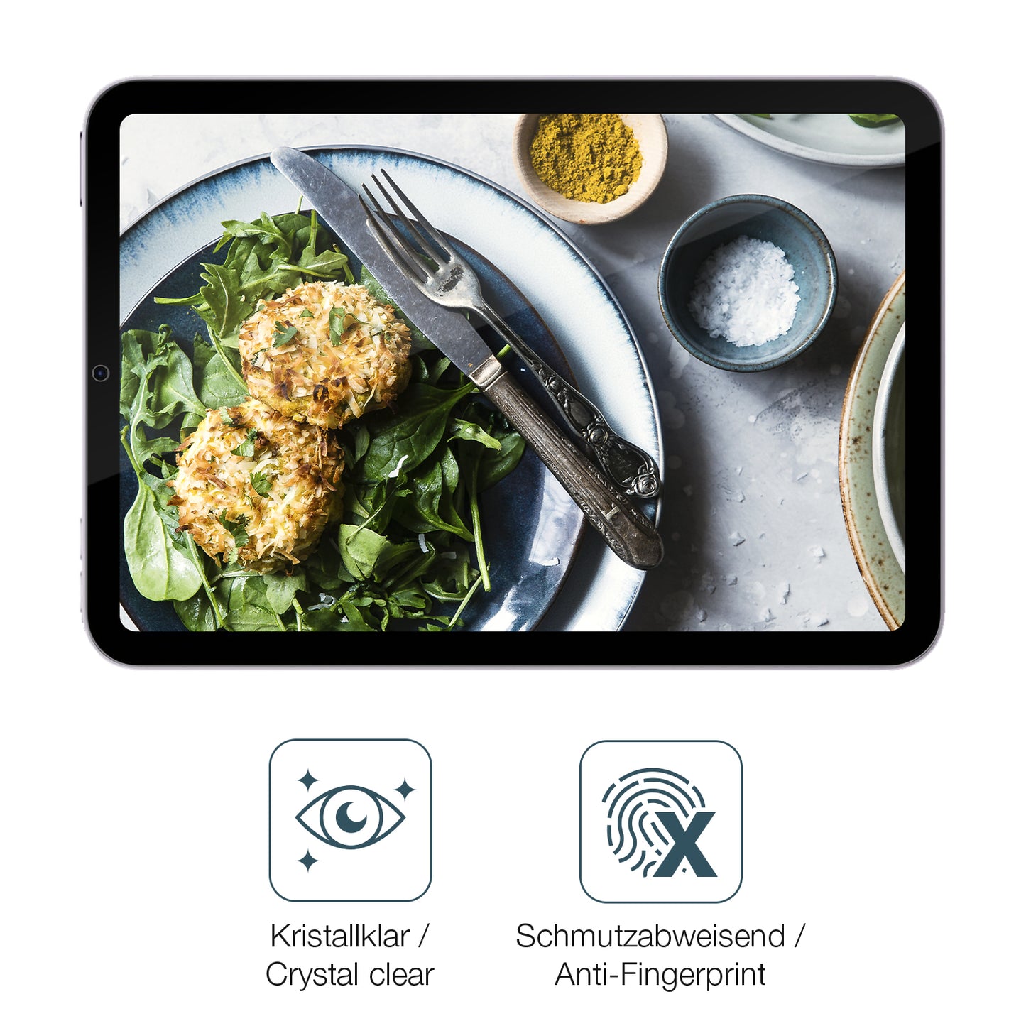 Flexible TPU-Folie passend zugeschnitten für Apple iPad Mini 7. Generation (2024), vollständige Abdeckung