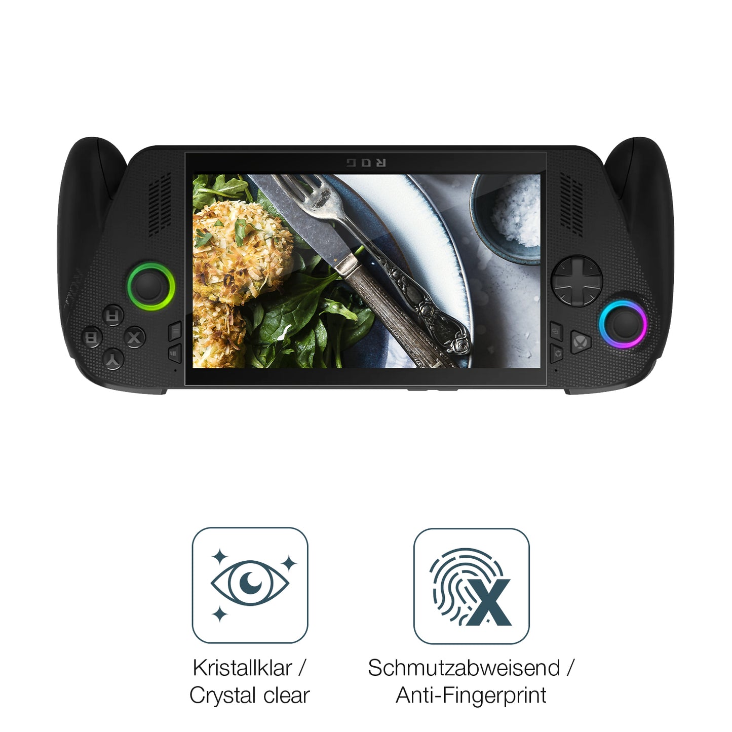 Schutz gegen Kratzer auf dem ASUS Rog Xbox Ally X Glas durch Schlüssel oder Ähnliches