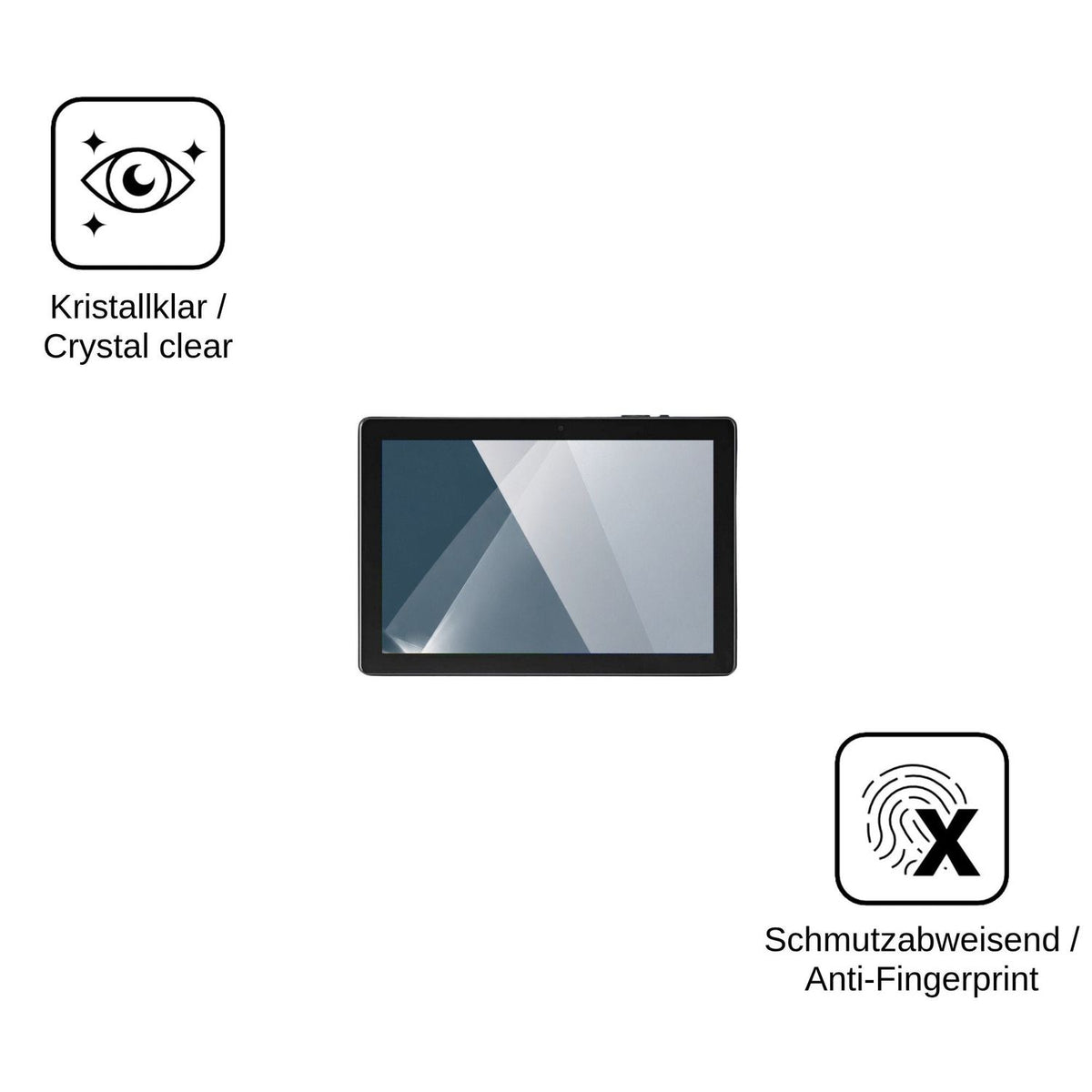 2x Screen Protector for AWOW Tablet 10.1 Flexible Glass 9H dipos