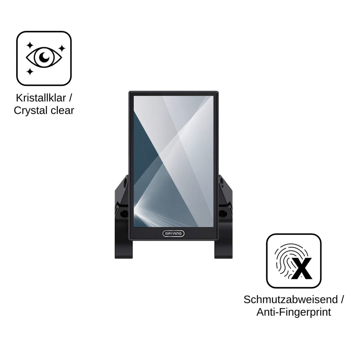 2x Screen Protector for Bafang DP C010 Flexible Glass 9H dipos