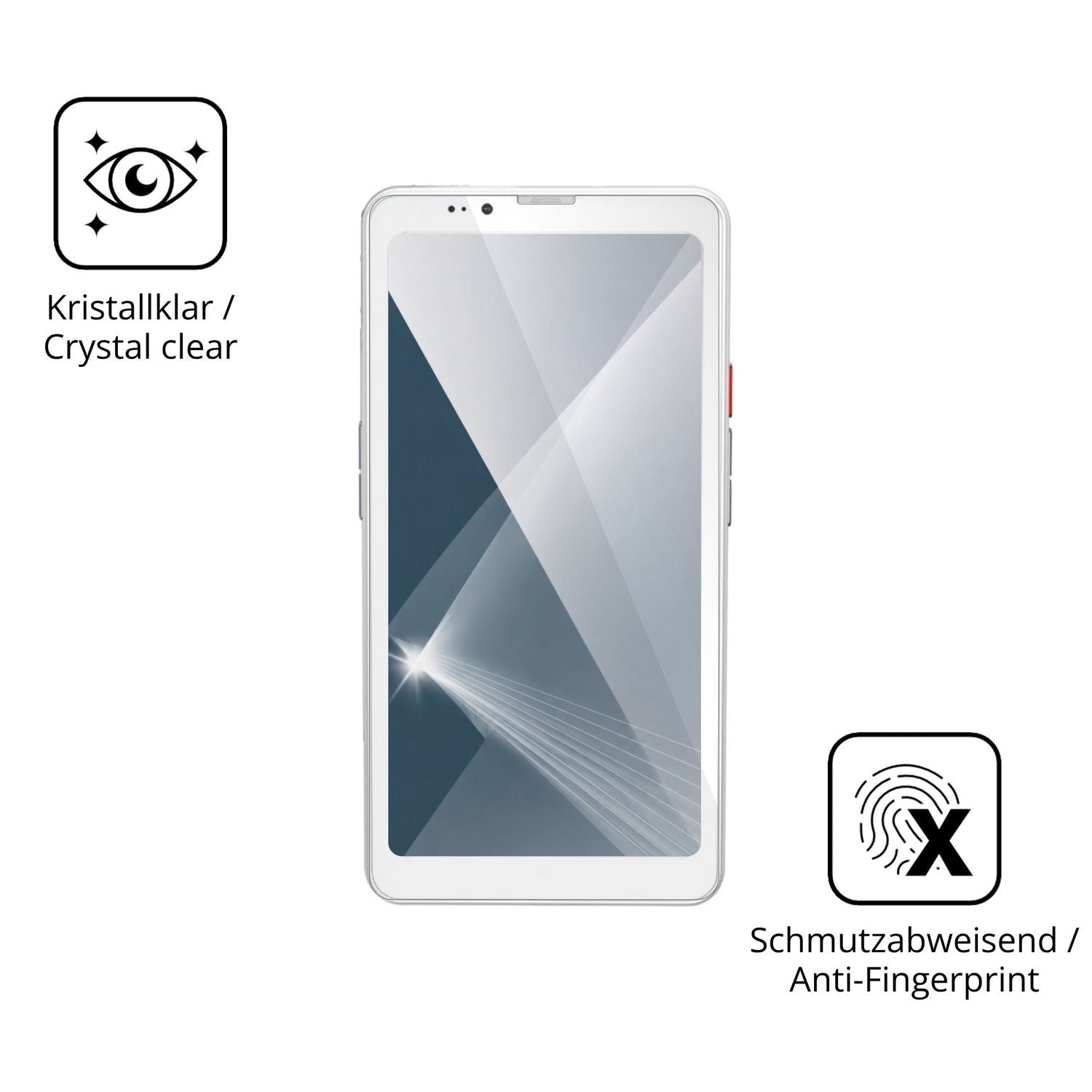 Flexible TPU-Folie passend zugeschnitten für Bigme Hibreak Dual, vollständige Abdeckung