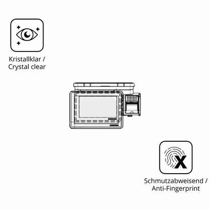 Flexible TPU-Folie passend zugeschnitten für Bizerba Q1 expert 100 12.1 Zoll, vollständige Abdeckung