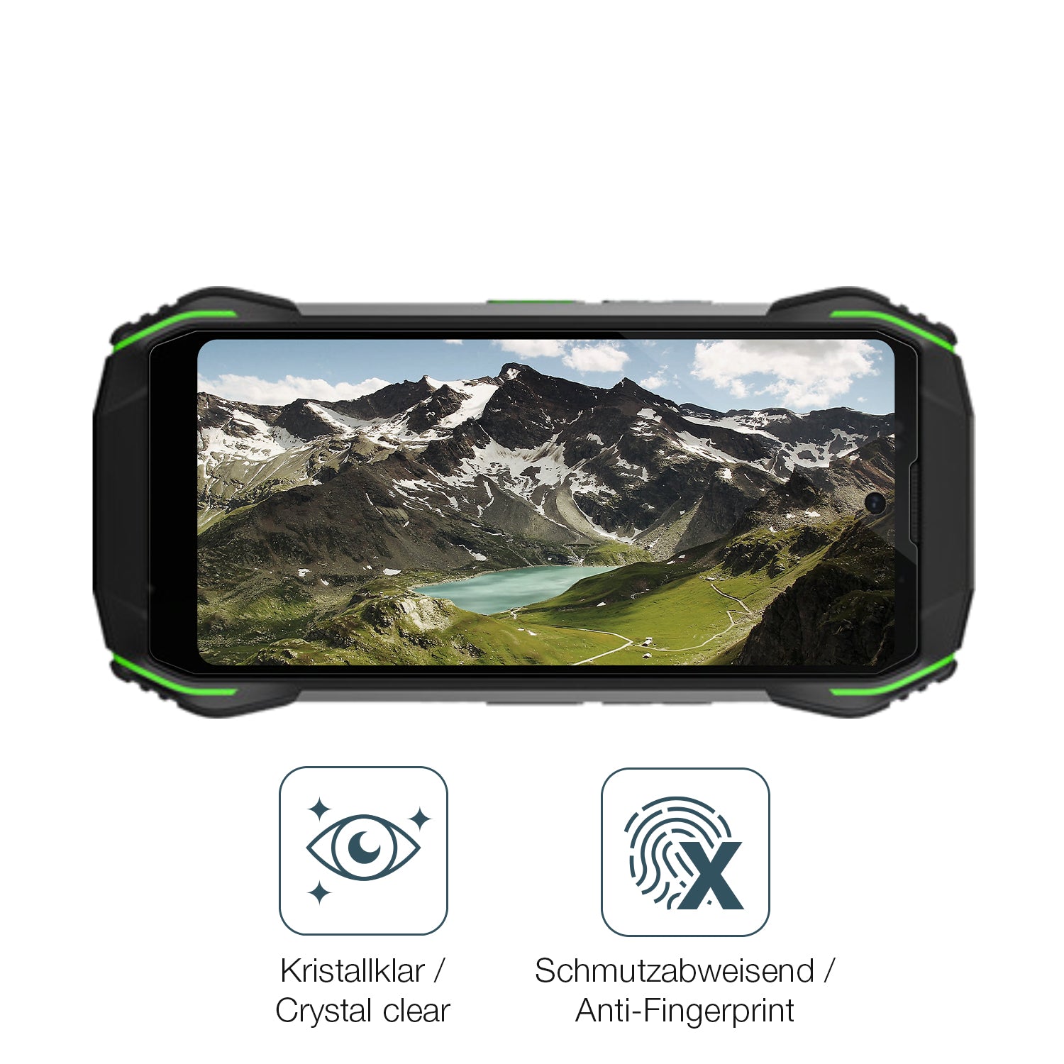 Schutz gegen Kratzer auf dem Blackview N6000 Glas durch Schlüssel oder Ähnliches