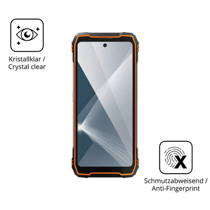 Flexible TPU-Folie passend zugeschnitten für Blackview Xplore X1 Pro, vollständige Abdeckung