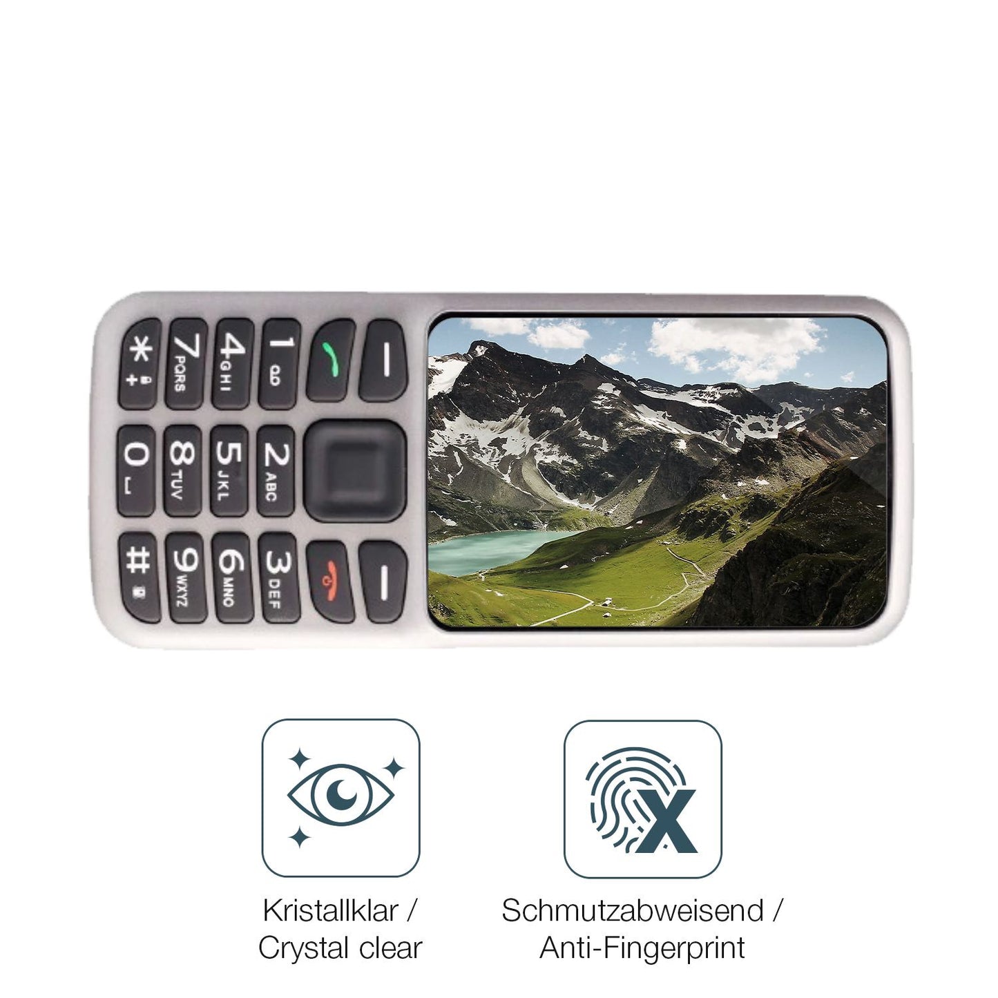 Schutz gegen Kratzer auf dem Blindshell Classic LITE Glas durch Schlüssel oder Ähnliches