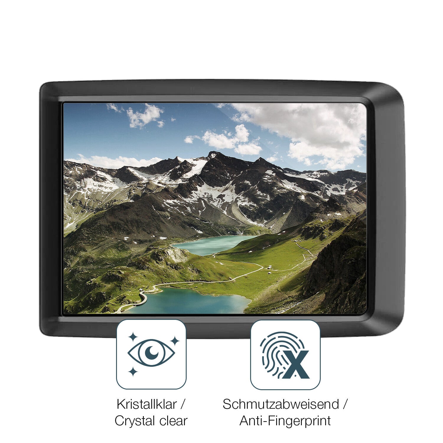 Flexible TPU-Folie passend zugeschnitten für Bosch Kiox 500, vollständige Abdeckung