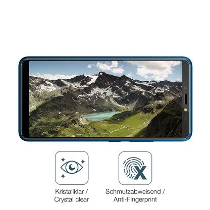 Flexible TPU-Folie passend zugeschnitten für BQ 6030G Practic, vollständige Abdeckung