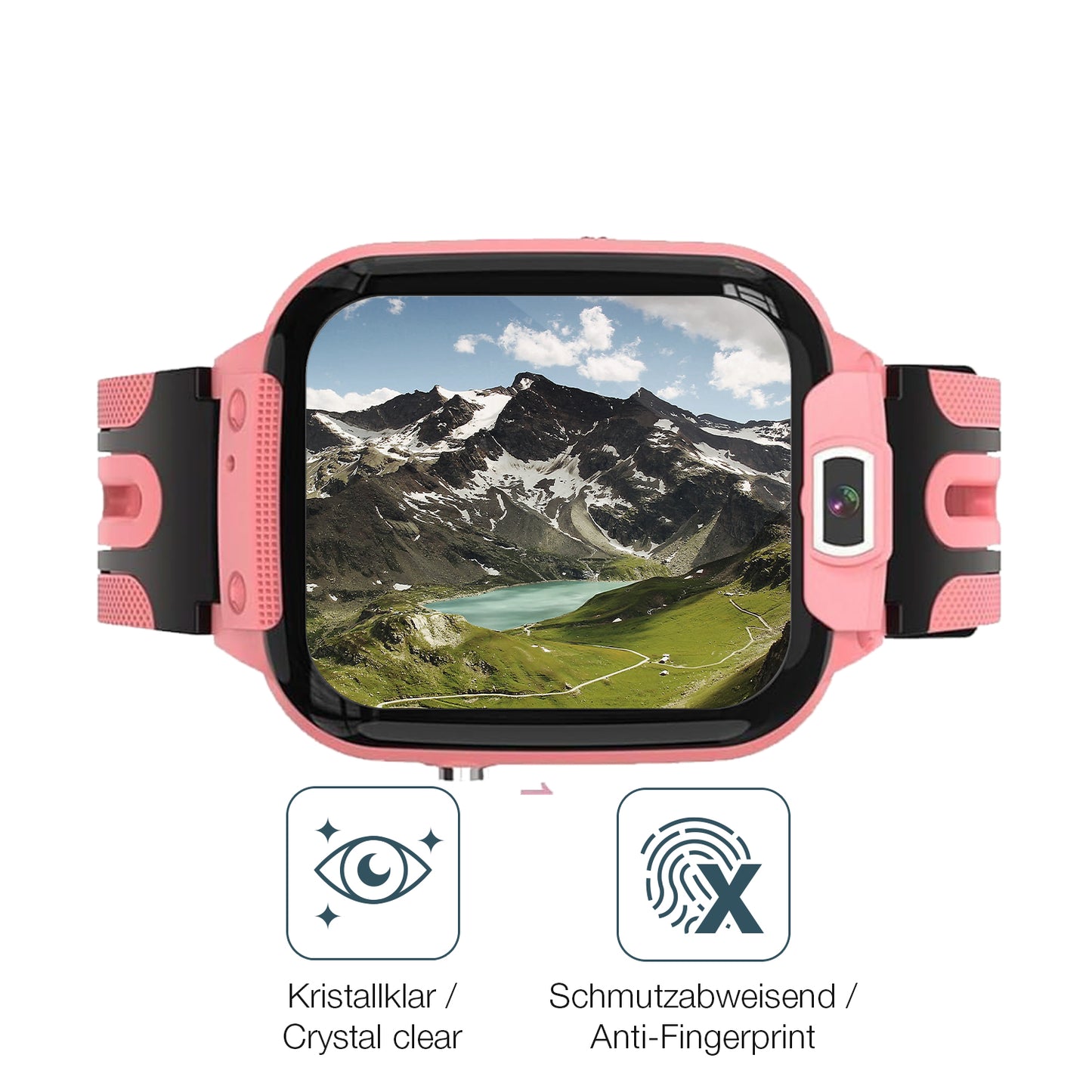 Flexible TPU-Folie passend zugeschnitten für Clleylise Kinder Smartwatch, vollständige Abdeckung