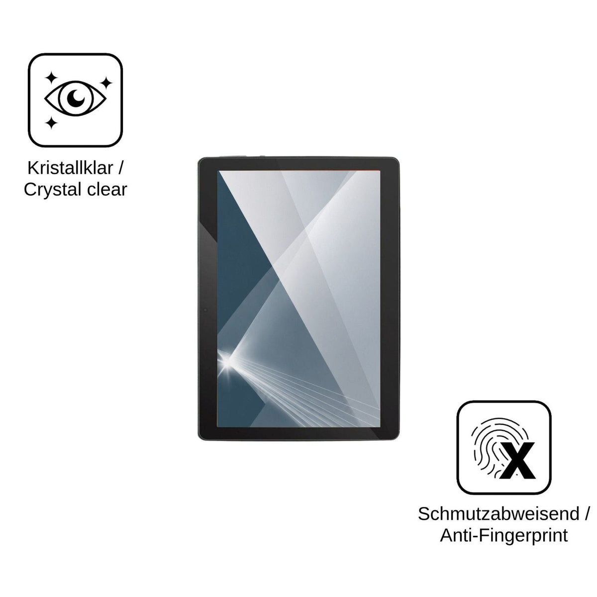 2x Screen Protector for Danew DSlide 1018 Flexible Glass 9H dipos