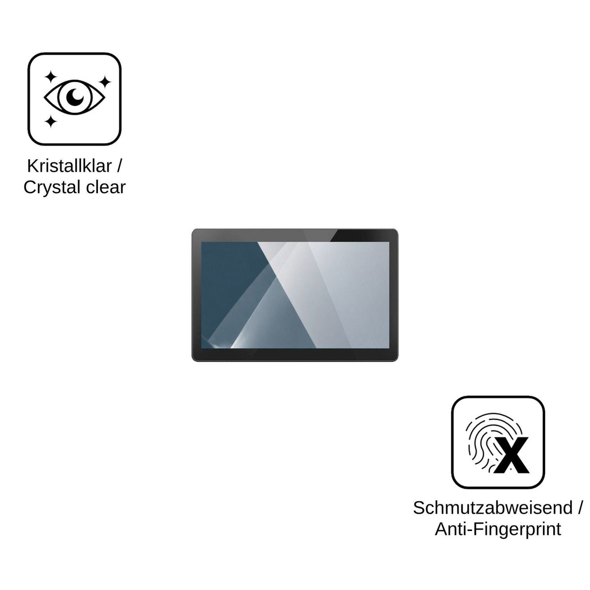2x Screen Protector for Elo TouchSystems I-Series 3 ESY15i3 Flexible Glass 9H dipos