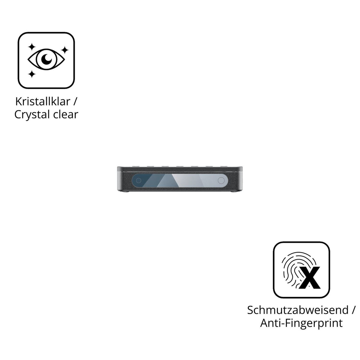 Flexible TPU-Folie passend zugeschnitten für FiiO DM13 BT, vollständige Abdeckung