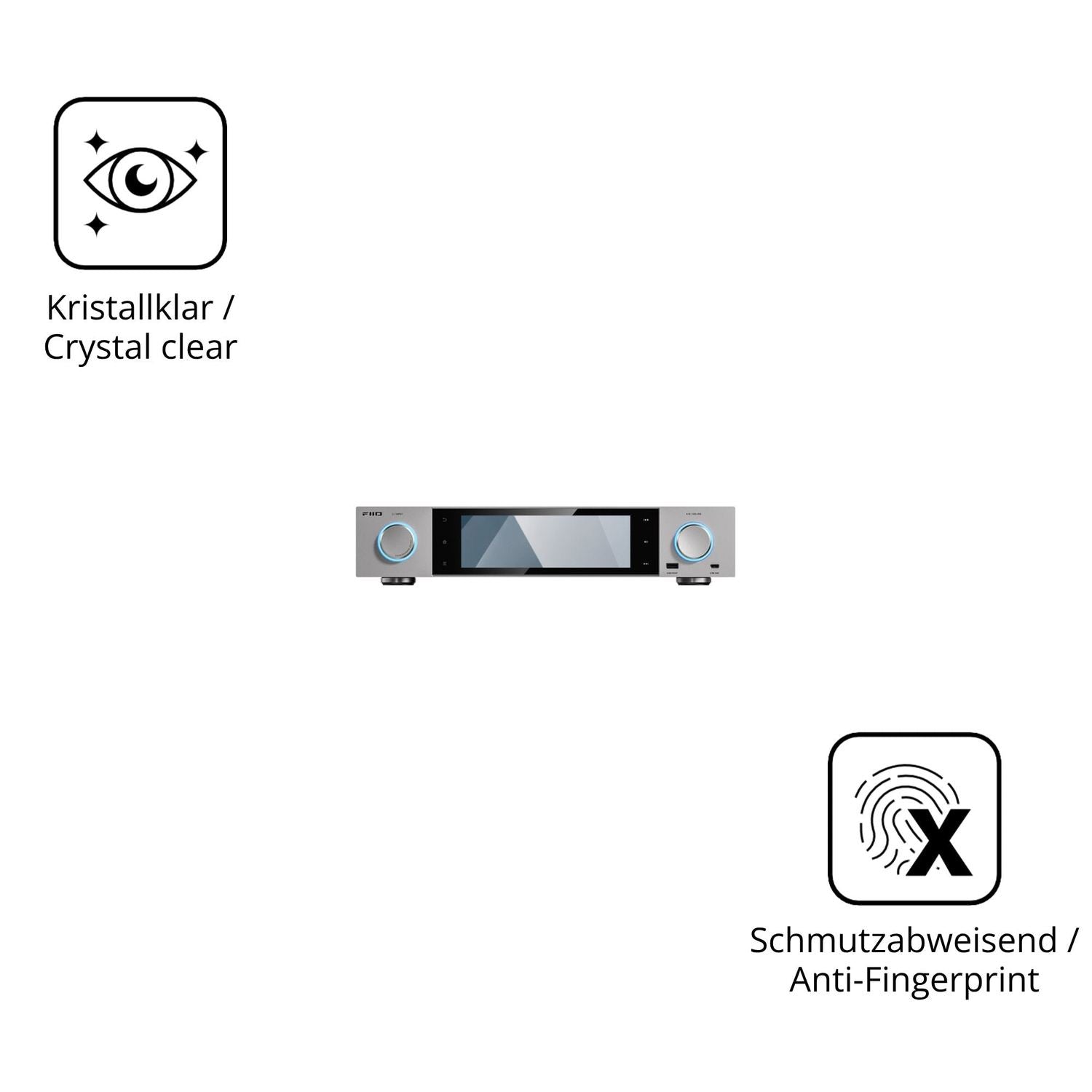Flexible TPU-Folie passend zugeschnitten für FiiO S15, vollständige Abdeckung