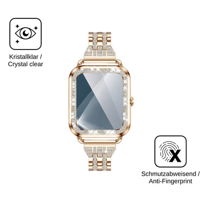 2x Screen Protector for Fitonyo Smartwatch 1.29 Flexible Glass 9H dipos
