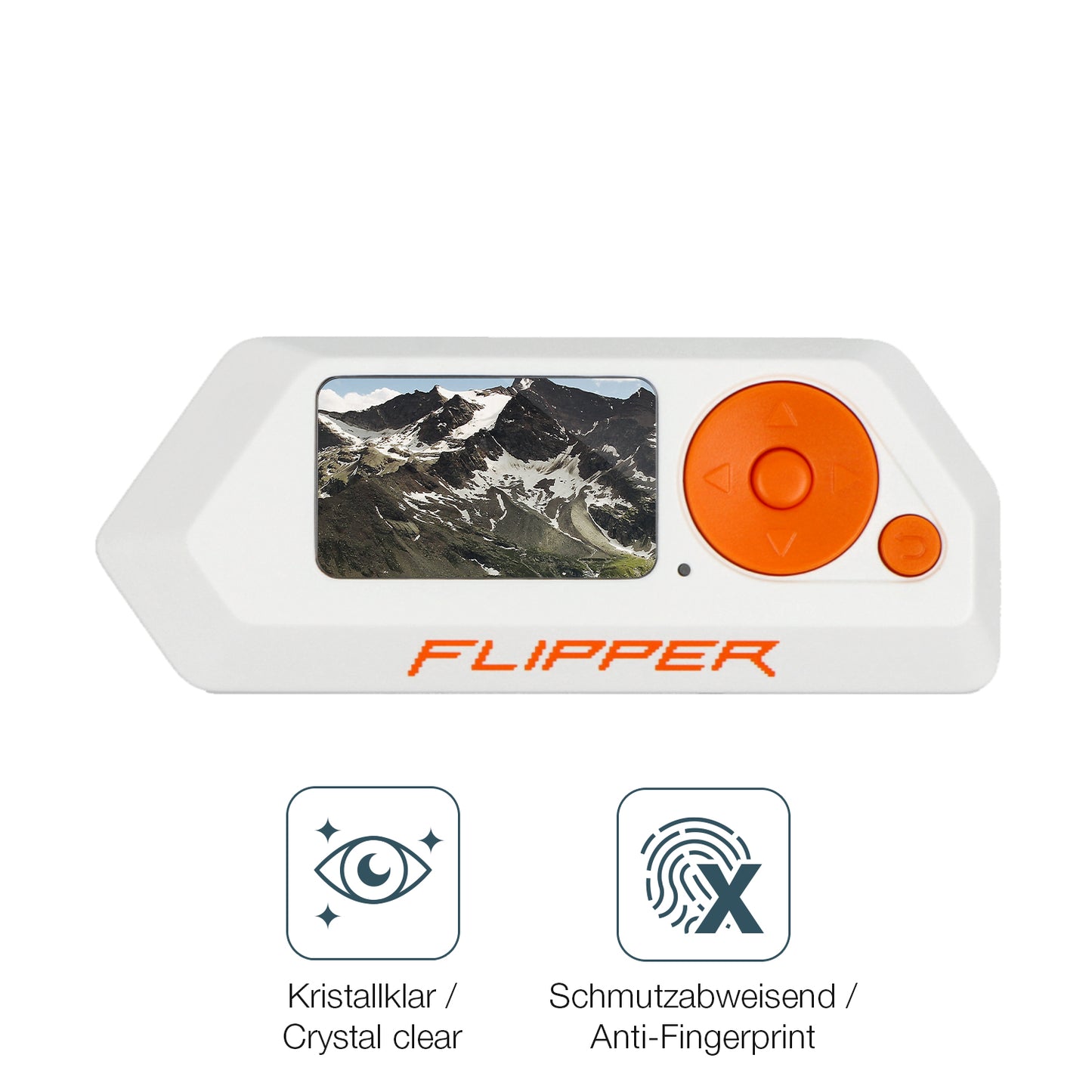 Flexible TPU-Folie passend zugeschnitten für Flipper Zero FZ.1, vollständige Abdeckung