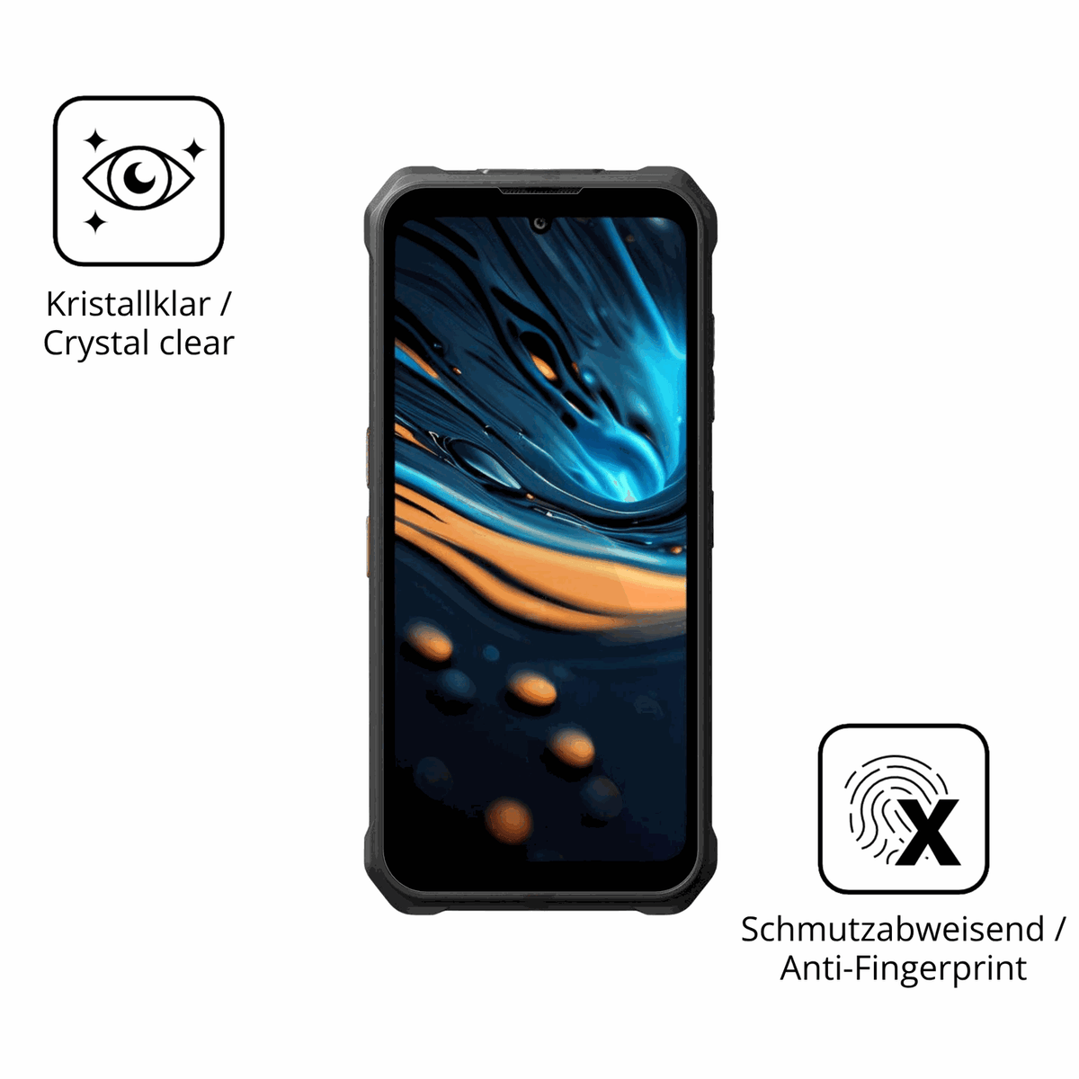 Flexible TPU-Folie passend zugeschnitten f�r Fossibot F110L, vollst�ndige Abdeckung